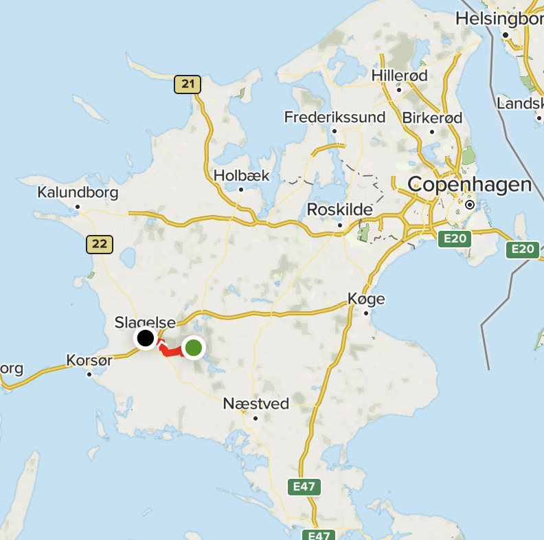 Explore Sjællandsleden: Korsør Station - Korsør Lystskov